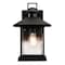 Afx Lennon - 1-Light 15" Outdoor Wall Sconce - Black Finish - Clear Glass LNNW0914MBBK - alternate 4